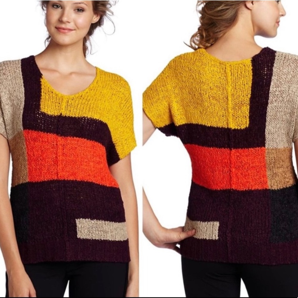 BCBG Colorblock Sweater - Picture 3 of 3